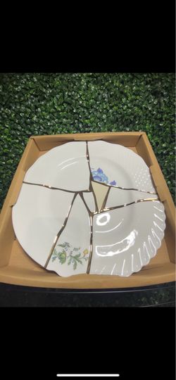 Seletti Kintsugi 24k Plate