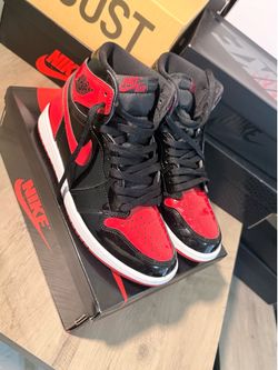 Air Jordan 1 Retro High OG Patient Leather Breds
