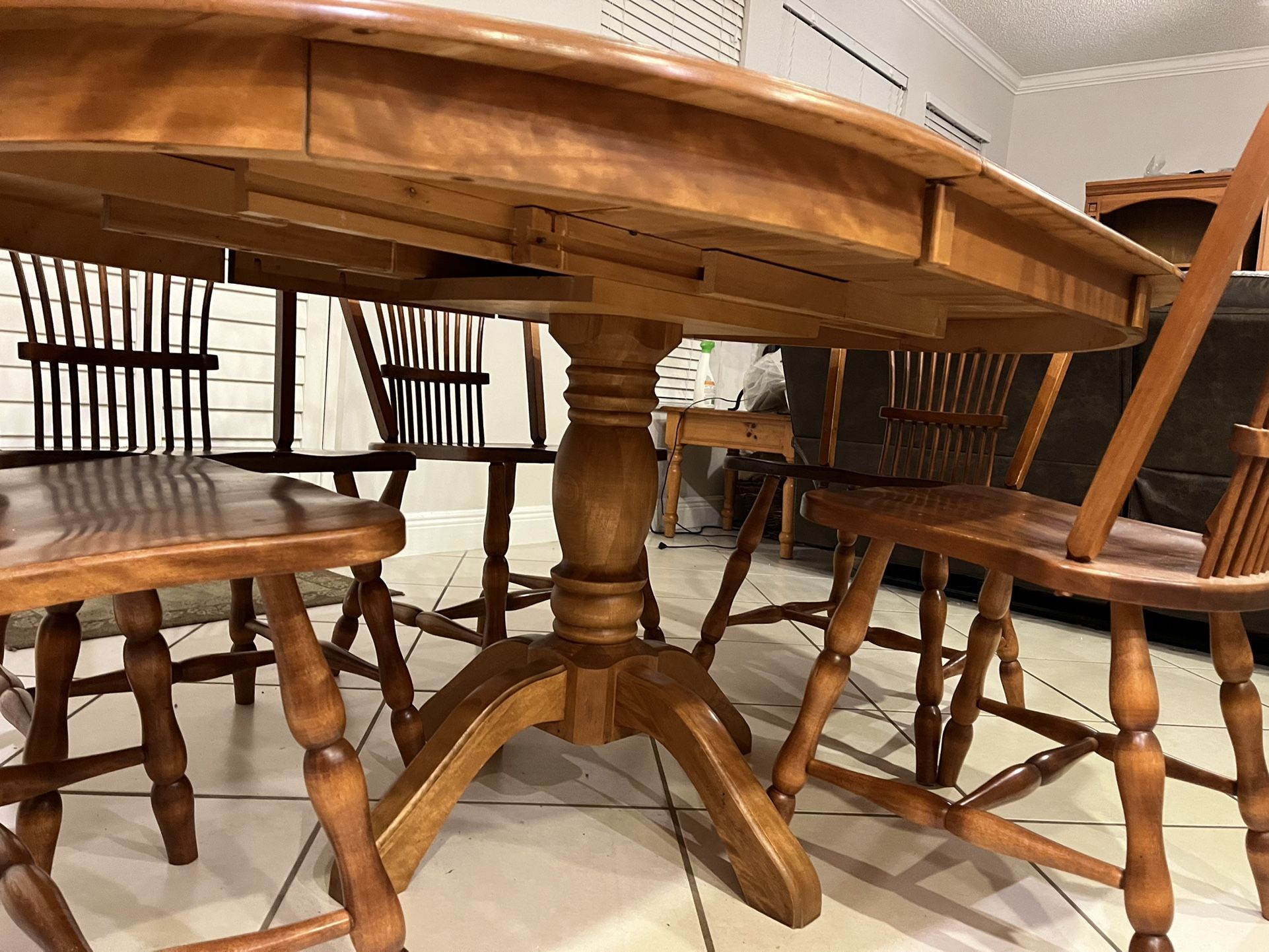 Wooden Breakfast Table And Chairs