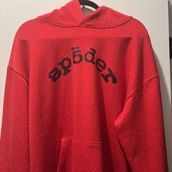 Rhinestone spyder hoodie