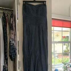 detailed blue pantsuit
