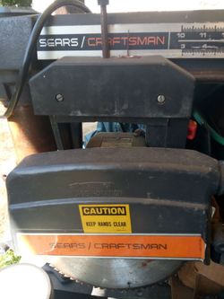 Craftsman radial arm saw