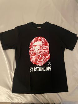 Black and white bape shirt