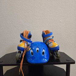 Roller Blades With Helmet 