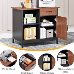 Tribesigns 31" File Cabinet, for Home Office Brand new still in the box D344(D344)