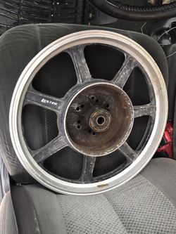 Lester aluminum wheel for a Kawasaki Z1