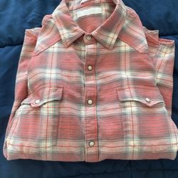 Set Of Lucky Brand Men’s Snap Button And Button Up Shirts