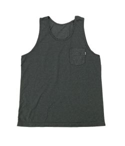 Vuori Tradewind Tank Top Shirt Mens Large L Gray Pocket Tee Performance V142