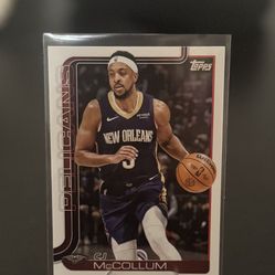 2025 Topps Basketball #193 CJ McCollum Pelicans