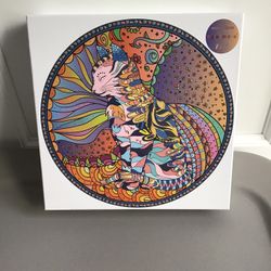 Bgraamiens Puzzle Mandala Cat 1000 Pieces Animal Puzzle Jigsaw Puzzles