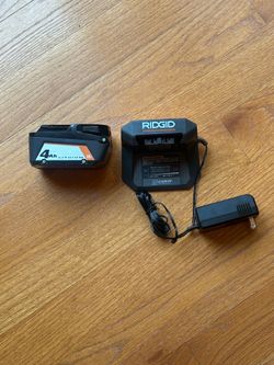 Ridgid battery and Charger