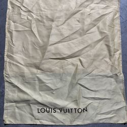 Vintage Louis Vuitton Bag Big Size 20”x19” Beige