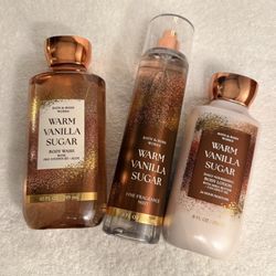 Bath And Bodyworks Warm Vanilla Set