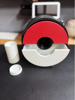 3D Printed Pokeball Storage.