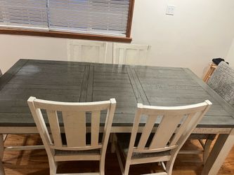 dining room table 6 chairs
