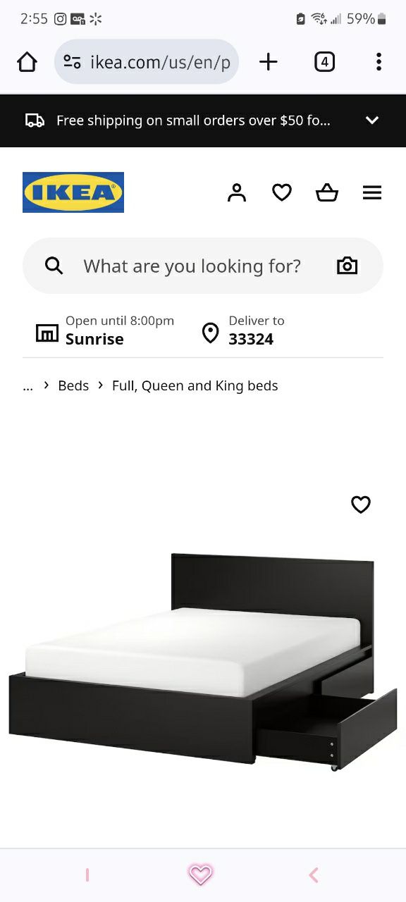 IKEA Malm Bed frame. 