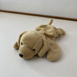 TY Beanie Baby 1997 FETCH the Golden Retriever Dog 8.5 inch Plush Toy PE Pellets