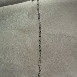 James avery Forged Beaded Chain & Heart Script Initial Charm