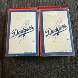 1989 Dodger Baseball Playing Cards