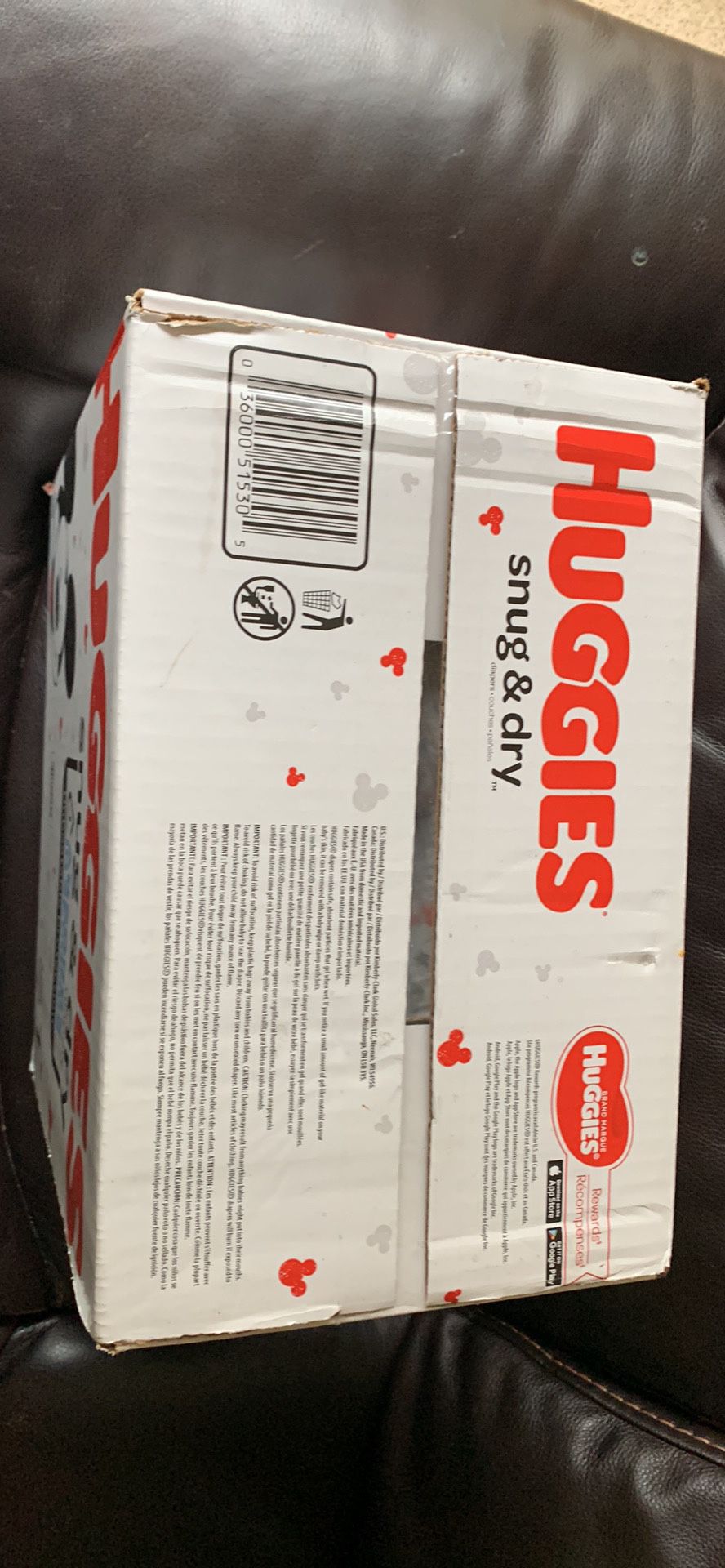 New Box Of Size 1 Diapers Never Opened 