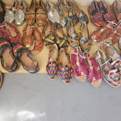 Huaraches De Piel De Mexico 