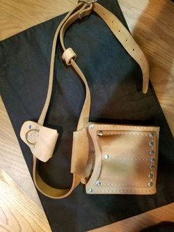 Genuine Leather Lineman's Tool Belt