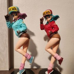 Dragon Ball Figures,  Bulma About 10 Inches High. 