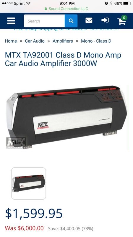 MTX Audio Thunder TA92001