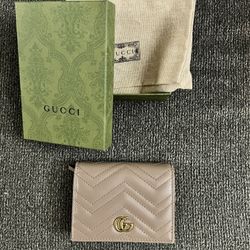 Authentic Gucci Marmont Card Case Wallet