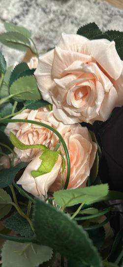 5 Pcs 32.5FT Flower Garland Fake Rose Vines for Tea Party Mother's Day Decorations Faux Artificial Floral Garland Hanging Rose Ivy for Baby Shower Wed
