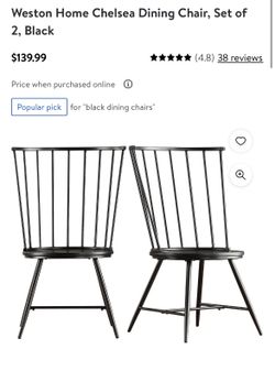 Dining Chair Set 2 
