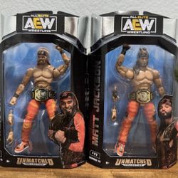 AEW Unmatched Series 10 Nick Jackson & Matt Jackson Set Lot MIB New Sealed