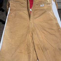 Carhartt insulated overalls