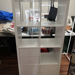 IKEA kallax Unit With Drawers And Doors Unused 