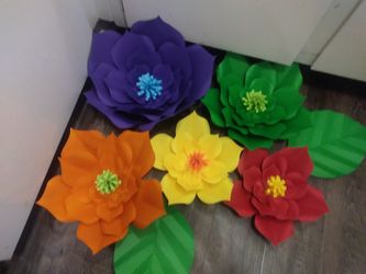 Flores de papel