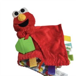 Bright Starts TAGGIES Sesame Street Snuggles Elmo Baby Soother Blanket Lovey
