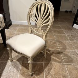 Solid wood dining chairs 