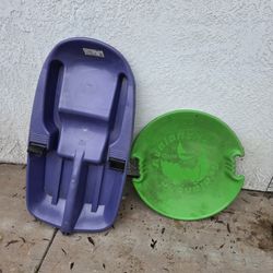 Snow sleds!