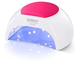 (2714)Light for Gel Nail, Professional UV LED Nail Lamp SUN2C Rose
4 Timer Settings, 33 LEDs, Fast Curing Lamp, Auto Sensor, Removable Base, Compatibl