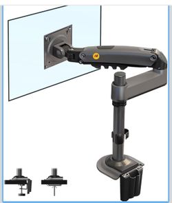 NB North Bayou Monitor Desk Mount Long Arm for Monitors Within 4.4 to 19.8lbs Ultra Wide Full Motion Swivel Height Adjustable Monitor Stand H100