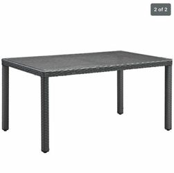 Outdoor patio table and chairs