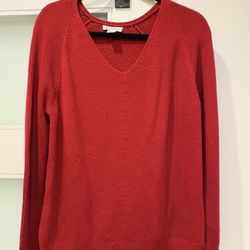 Athleta Red sweater 