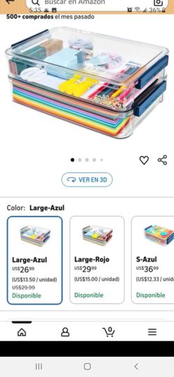 Judge de 2 cajas de almacenamiento de 5.5 cuartos de galon  9x13inch de plastico  portatil