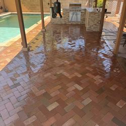 turf paving work is being done