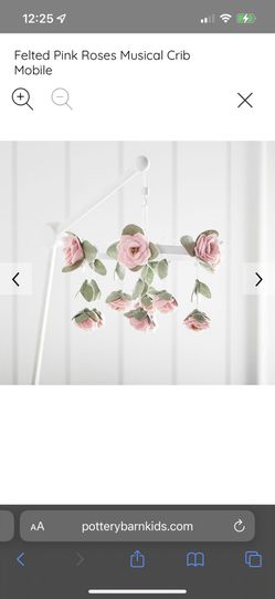 Pottery Barn Musical Flower Mobile 