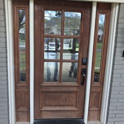 Front Door  Mahogany  Wood