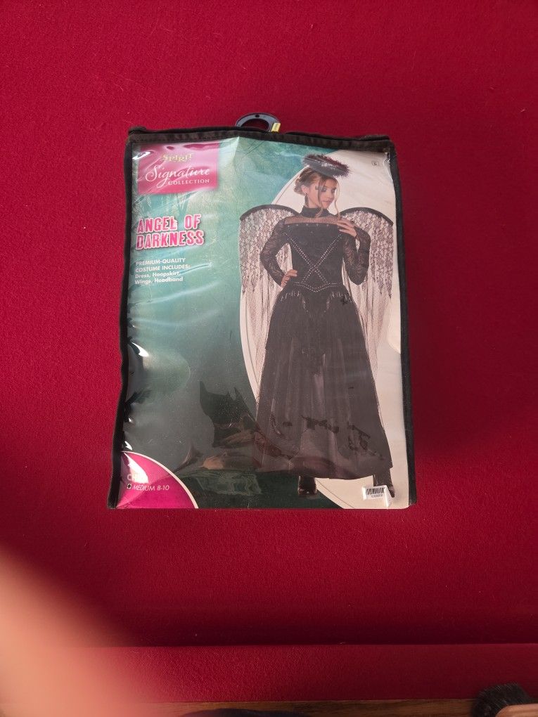 Girls Angel Of Darkness Costume