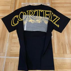 Corteiz Superior Royale Tee Black Yellow Size M