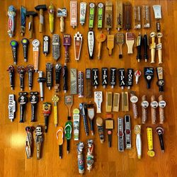 HUGE Beer Tap Handle Lot Arrogant Bastard Stone IPA Pizza Port Ommegang