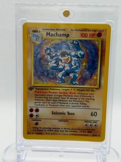 Machamp First Edition Holo Pokemon
